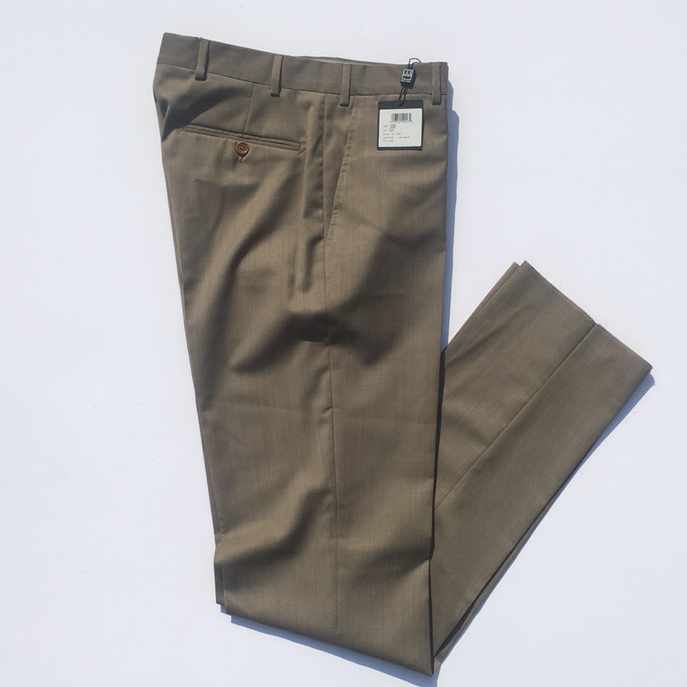 IKE Behar Tan Wool Pants NWT